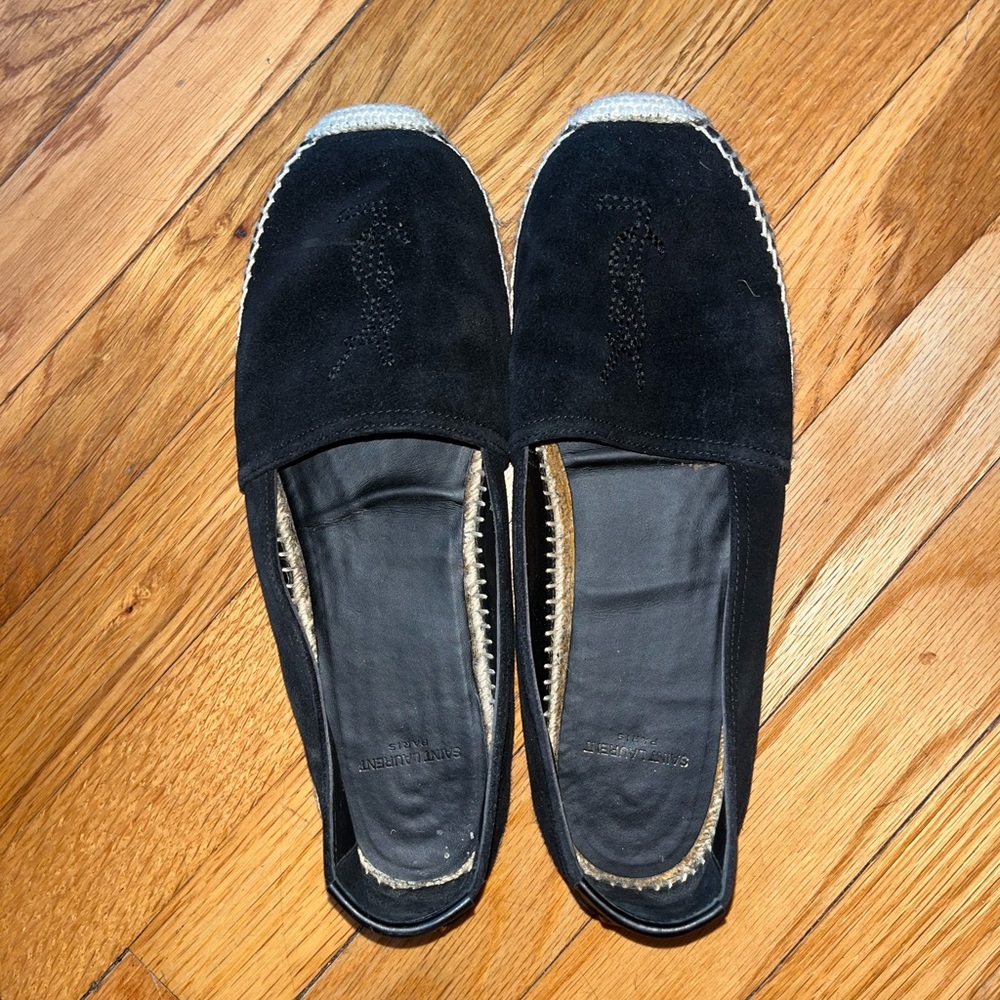 Saint Laurent Logo Espadrilles